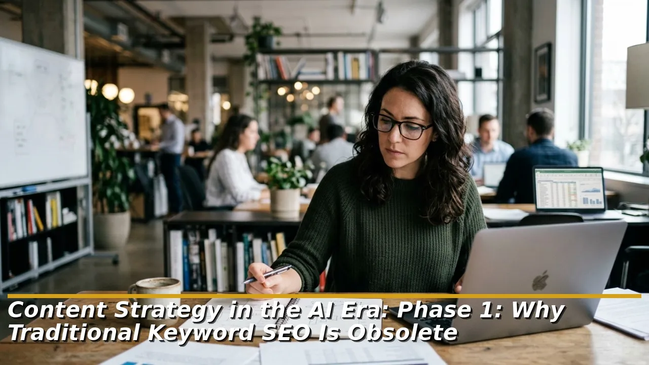 Content Strategy in the AI Era: Winning Answers and Citations 91 Why Traditional Keyword SEO Is Obsolete