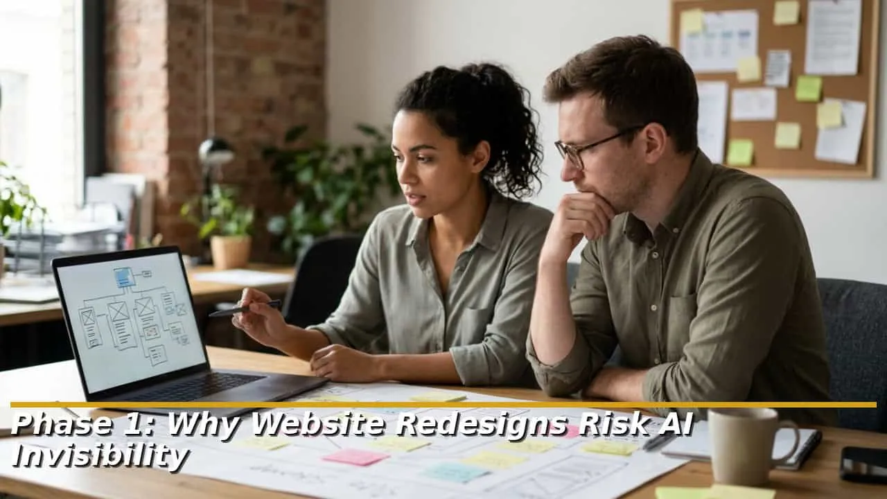 Website Redesign and Migration Guide: How to Protect Your Rankings in the AI Era 91 Website Redesign and Migration Guide: Why Website Redesigns Risk AI Invisibility