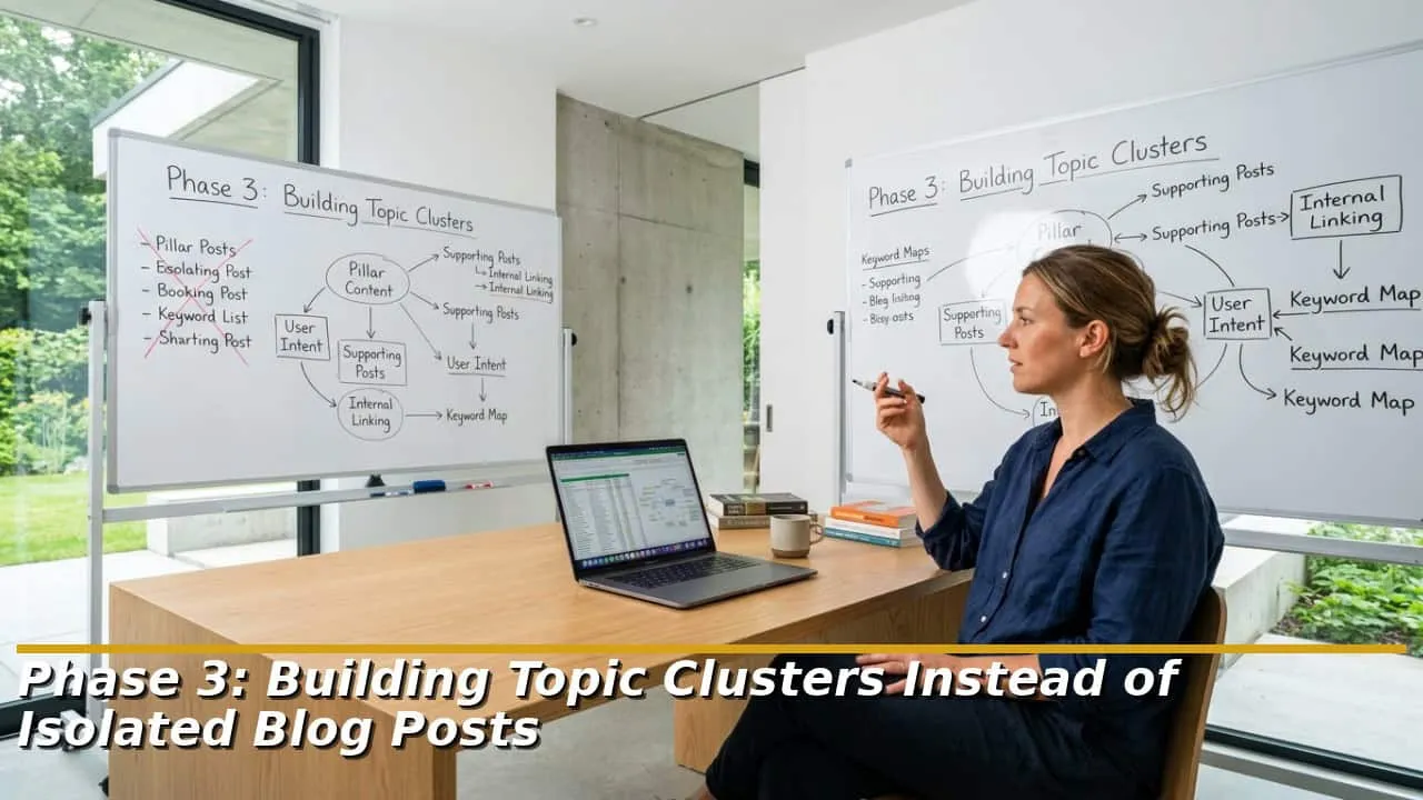 Content Strategy in the AI Era: Winning Answers and Citations 95 Building Topic Clusters Instead of Isolated Blog Posts