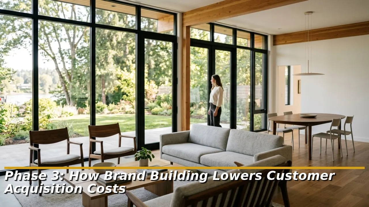 The Strategic Value of Brand Building for Small Businesses in the AI Era 95 How Brand Building Lowers Customer Acquisition Costs