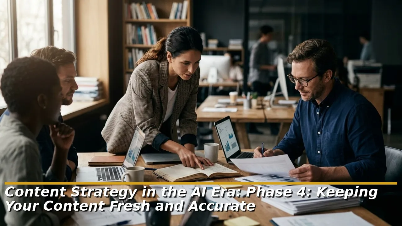 Content Strategy in the AI Era: Winning Answers and Citations 97 Keeping Your Content Fresh and Accurate
