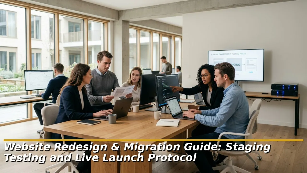 Website Redesign and Migration Guide: How to Protect Your Rankings in the AI Era 97 Staging Testing and Live Launch Protocol
