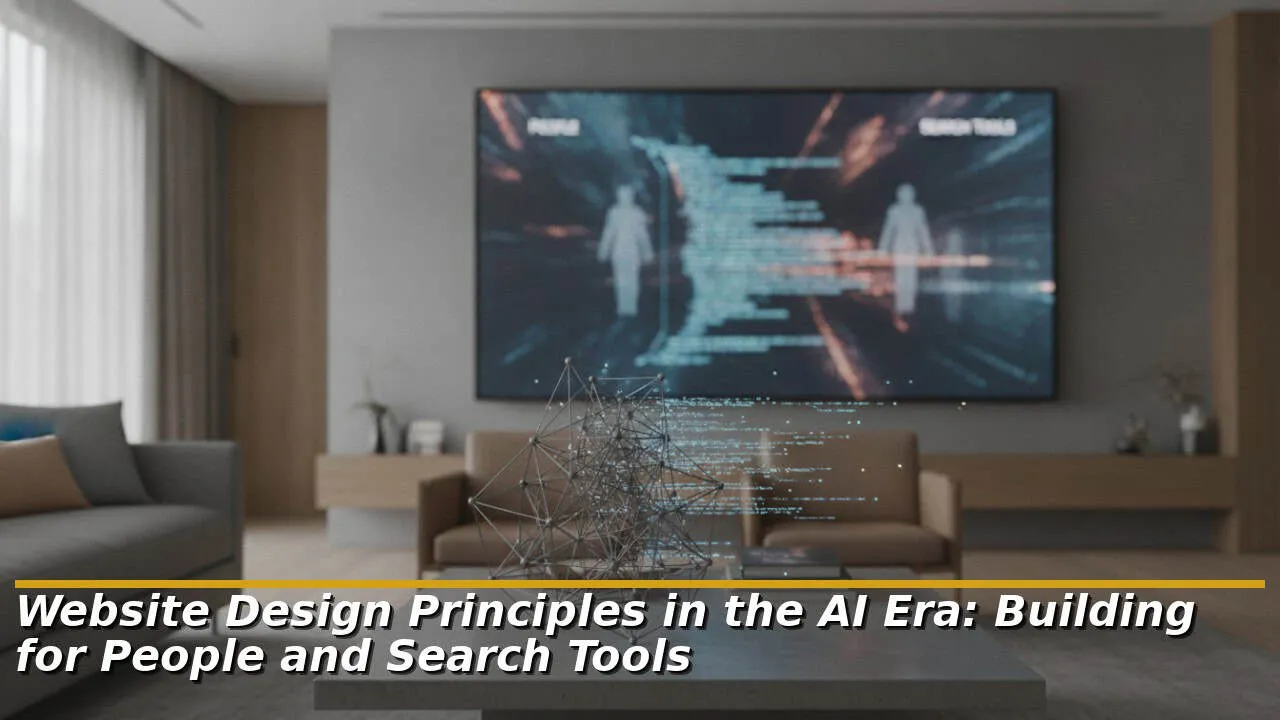 Website Design Principles in the AI Era - Building for People and Search Tools